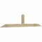Ekena Millwork Portland Rough Sawn Timber Gable Bracket, Douglas Fir, 84"W x 17"H x 2"D x 4"F, 5/12 Pitch GBW084X17X0204POR00RDF - alternate 3